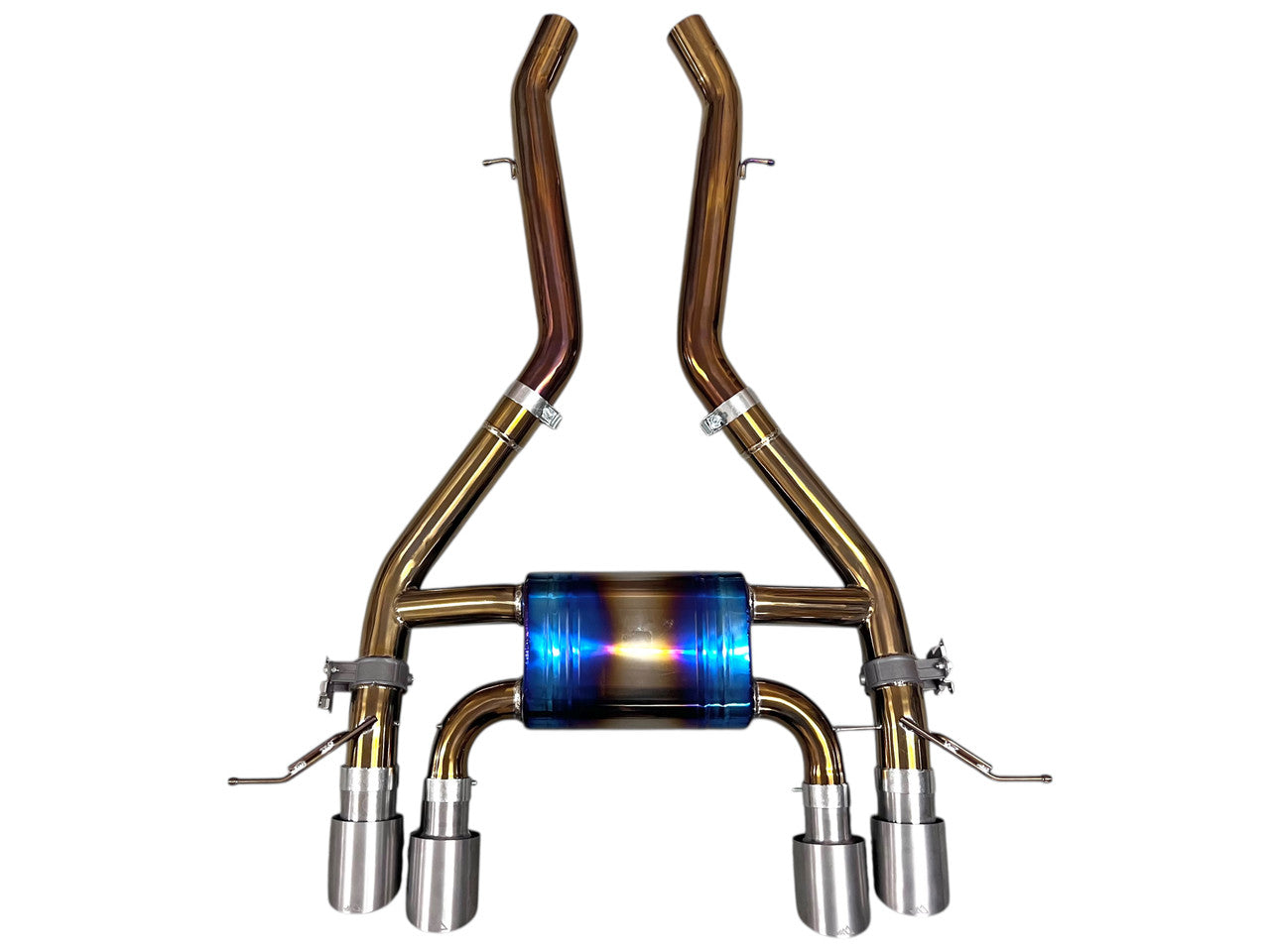 MAD Axle-Back Eksosanlegg i Titan – BMW G80 M3 / G82 M4 (S58)