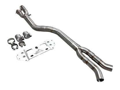 MAD BMW G87 M2 S58 Non-Resonated Single Midpipe